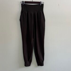 Old Navy Women's Dark Olive/Brown High-Rise Joggers